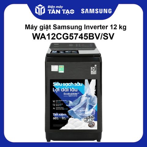 Máy giặt Samsung Inverter 12 kg WA12CG5745BV/SV