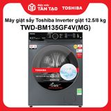 Máy giặt sấy Toshiba Inverter giặt 12.5/8 kg TWD-BM135GF4V(MG)
