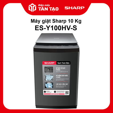 Máy giặt Sharp 10 Kg ES-Y100HV-S