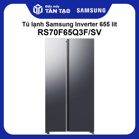 Tủ lạnh Samsung Inverter 655 lít RS70F65Q3F/SV
