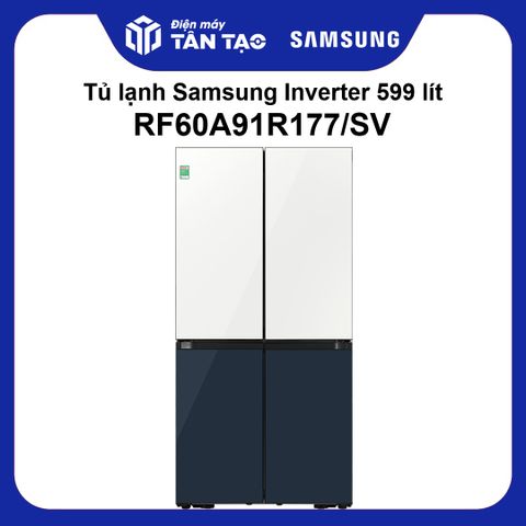 Tủ lạnh Samsung Inverter 599 lít RF60A91R177/SV