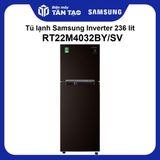 Tủ lạnh Samsung Inverter 236 lít RT22M4032BY/SV
