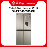 Tủ lạnh Sharp Inverter 401 lít SJ-FXP480VG-CH
