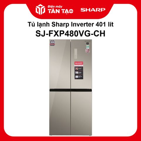Tủ lạnh Sharp Inverter 401 lít SJ-FXP480VG-CH
