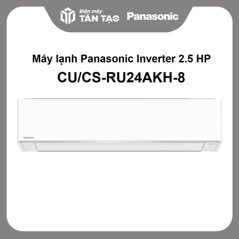 Máy lạnh Panasonic Inverter 2.5 HP CU/CS-RU24AKH-8