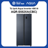 Tủ lạnh Aqua Inverter 490 lít AQR-S552XA(CBC)