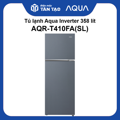 Tủ lạnh Aqua Inverter 358 lít AQR-T410FA(SL)