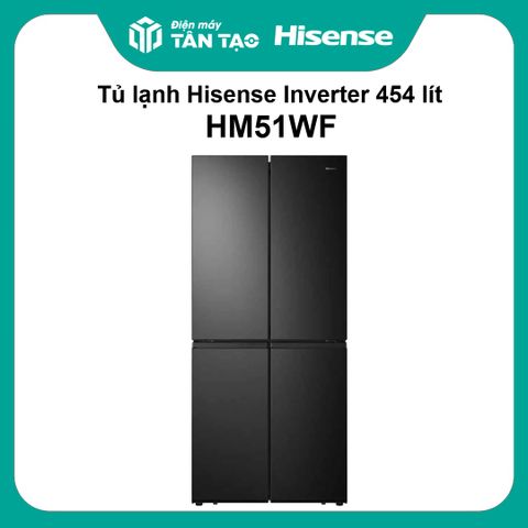 Tủ lạnh Hisense Inverter 454 lít HM51WF