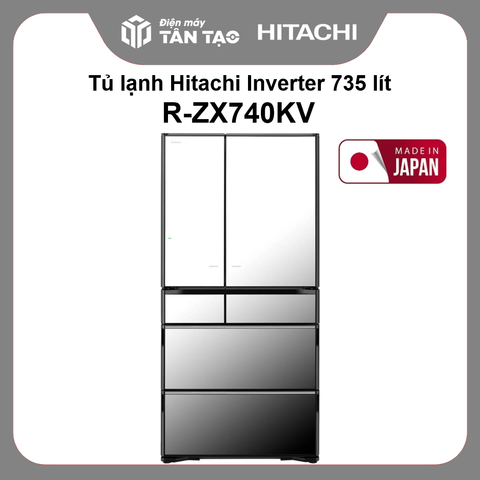 Tủ lạnh Hitachi Inverter 735 lít R-ZX740KV