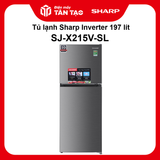 Tủ lạnh Sharp Inverter 197 lít SJ-X215V-SL