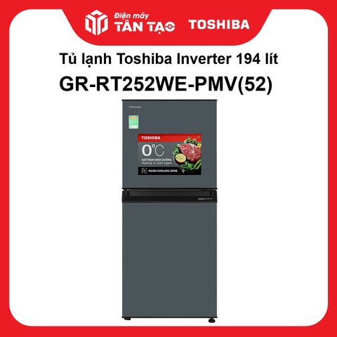 Tủ lạnh Toshiba Inverter 194 lít GR-RT252WE-PMV(52)