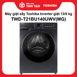 Máy giặt sấy Toshiba Inverter giặt 13/8 kg TWD-T21BU140UWV(MG)