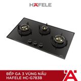 Bếp gas âm 3 vùng nấu Hafele HC-G783B (538.66.477)