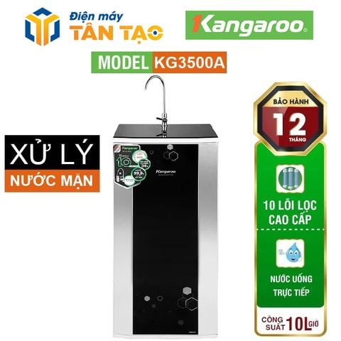 Máy lọc nước RO nước mặn, nước lợ Kangaroo KG3500A VTU 10 lõi