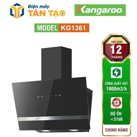 Máy hút mùi kính vát Kangaroo KG1361