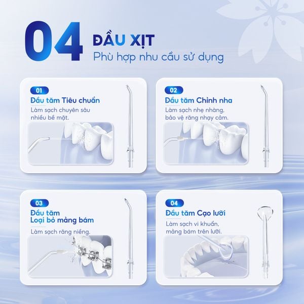 Máy tăm nước Chido Khử trùng UVC PRO - Bảo hành 2 năm