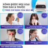 Máy xông mũi họng khí dung CHIDO All New 2023 - Cốc xông điều chỉnh tốc độ phun