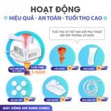 Máy xông mũi họng khí dung CHIDO All New 2023 - Cốc xông điều chỉnh tốc độ phun