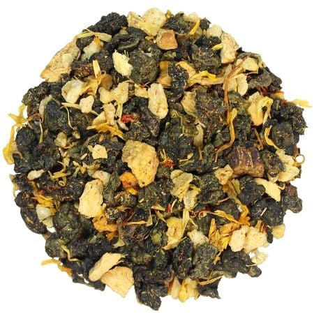 Trà oolong gừng sả