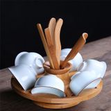 KHAY ÚP CỐC ( CHÉN ) TRÀ BẰNG TRE