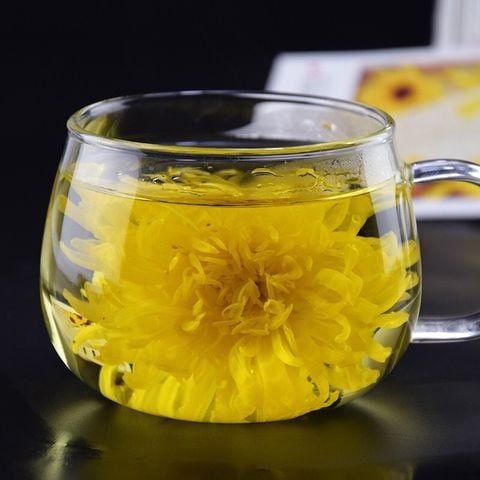 Trà hoa cúc lụa hoàng gia  hộp 20 bông thanh nhiệt , mát gan thích hợp làm quà tặng
