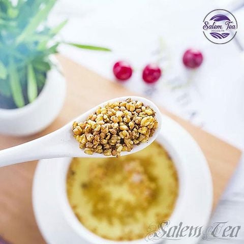 “Hạt Kiều Mạch Vàng pha trà tự nhiên, giúp tiêu hóa tốt và thư giãn cơ thể”