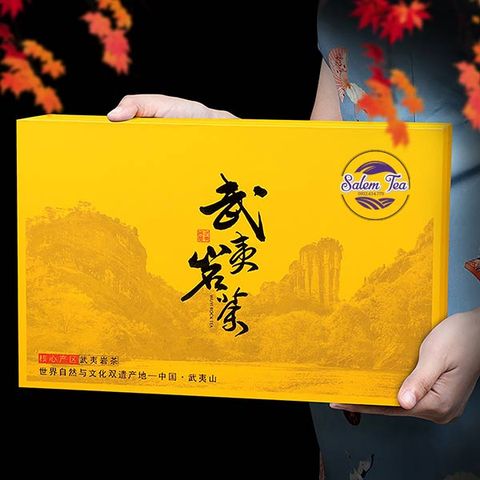 “Túi trà quà tặng Trà Chính Nham Đại Hồng Bào từ thương hiệu Salem Tea cao cấp”