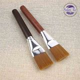 Chổi dẹp quét khay trà bằng gỗ, lông nhân tạo