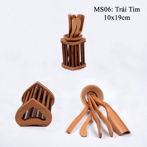 Bộ dụng cụ trà đạo 6 món