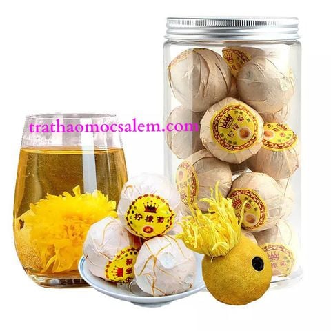 Trà đen hoa cúc chanh lọ 250g