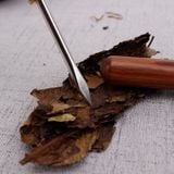 Dao cắt trà bằng gỗ mun và gỗ hồng sắc