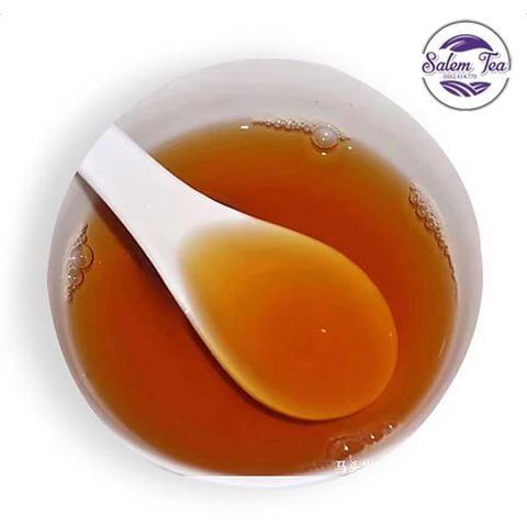 Nước nham trà lão tùng thủy tiên sau khi pha