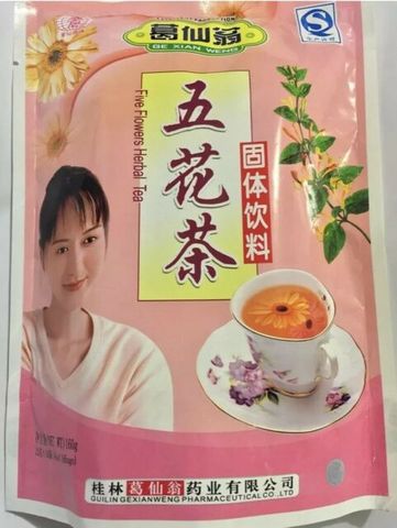 TRÀ NGŨ VỊ THẢO HOÀ TAN 160G ( 5 LOẠI HOA)
