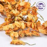 Trà hoa sen vàng Tây Tạng được chụp cận cảnh