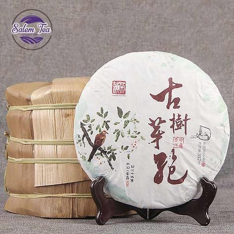 Phổ Nhĩ Bạch Trà Xuân Bánh 357g