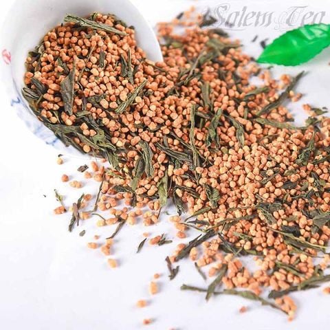 Trà xanh gạo lứt genmaicha Nhật Bản