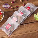 Túi Lưới Tam Giác Hàn Miệng chứa hoa khô, giữ nguyên liệu sạch gọn, phù hợp pha trà thảo mộc.