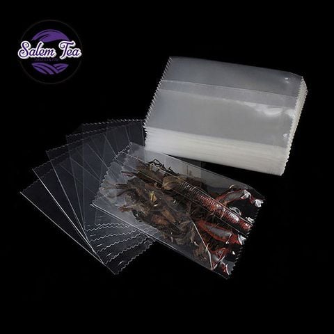 “Túi trắng trong chất lượng cao, phù hợp đựng trà, bánh quy, và thực phẩm sấy khô”