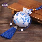 Túi Vải Gấm Thêu Hoa Nhiều Màu Đựng Hương Liệu, Đồ Dùng...