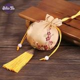 Túi Vải Gấm Thêu Hoa Nhiều Màu Đựng Hương Liệu, Đồ Dùng...