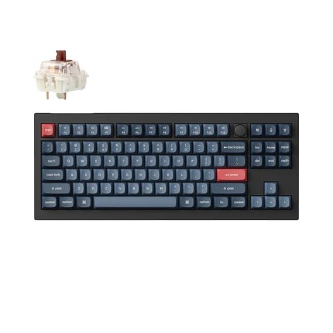 Bàn phím cơ không dây Keychron V3M-D V3 Max Carbon Black