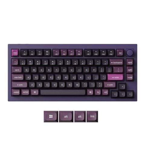Bàn phím cơ không dây Keychron Q1 Max Purple