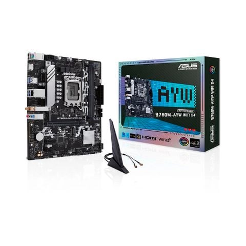 Bo mạch chủ Asus B760M-AYW WIFI D4