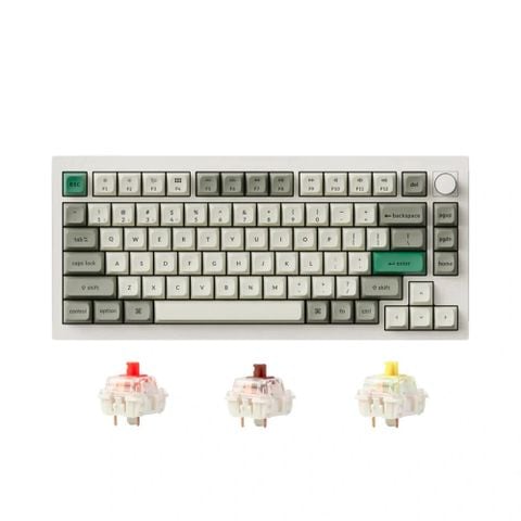 Bàn phím cơ không dây Keychron Q1 Max Shell White