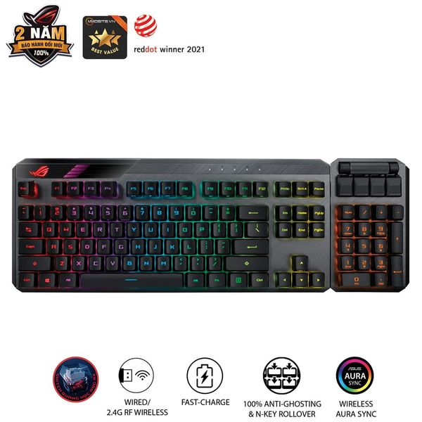 Bàn phím Asus ROG Claymore II