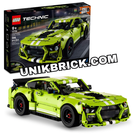  [CÓ HÀNG] LEGO Technic 42138 Ford Mustang Shelby GT500 AR Race Car Toy 