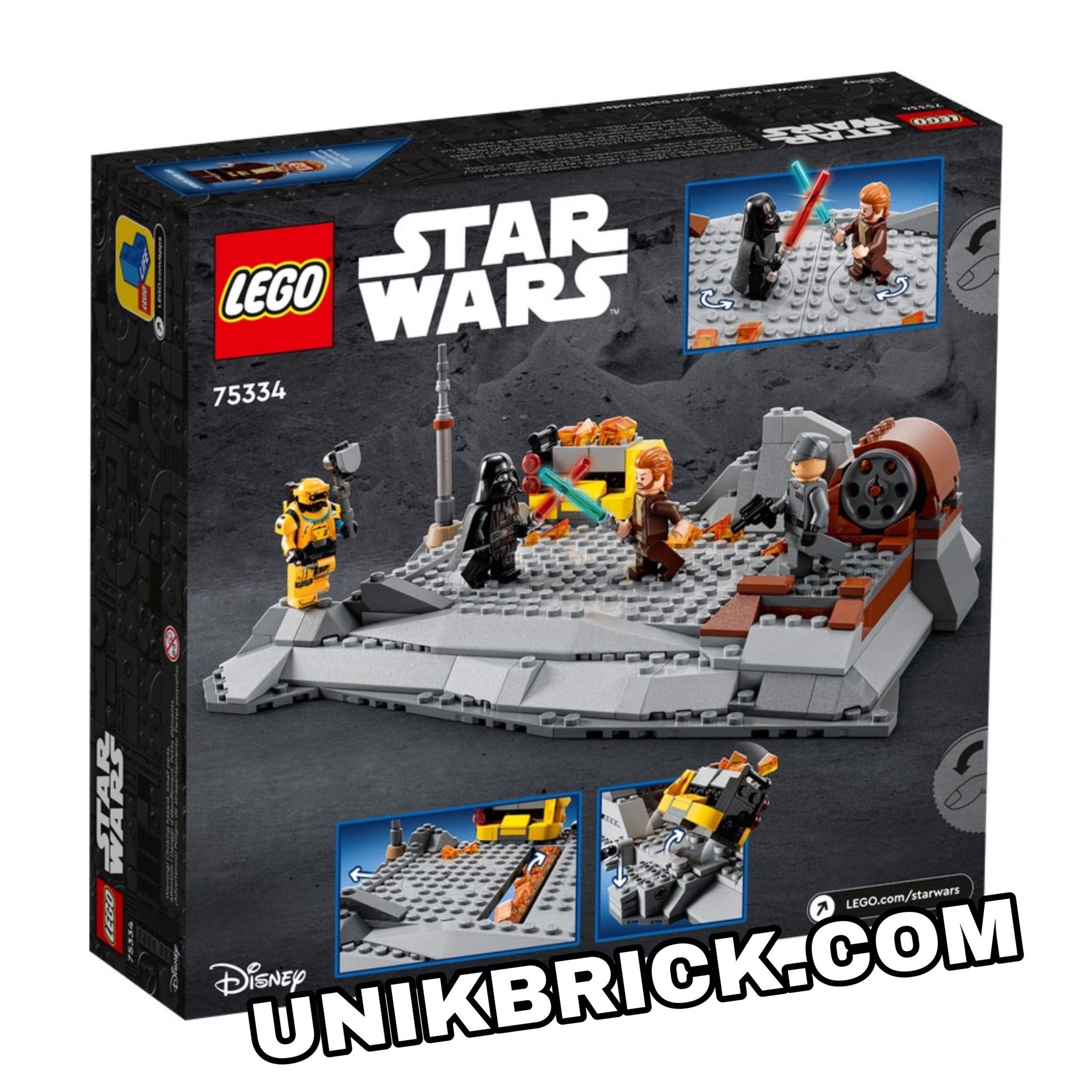 LEGO Star Wars 75334 Obi-Wan Kenobi vs. Darth Vader – UNIK BRICK