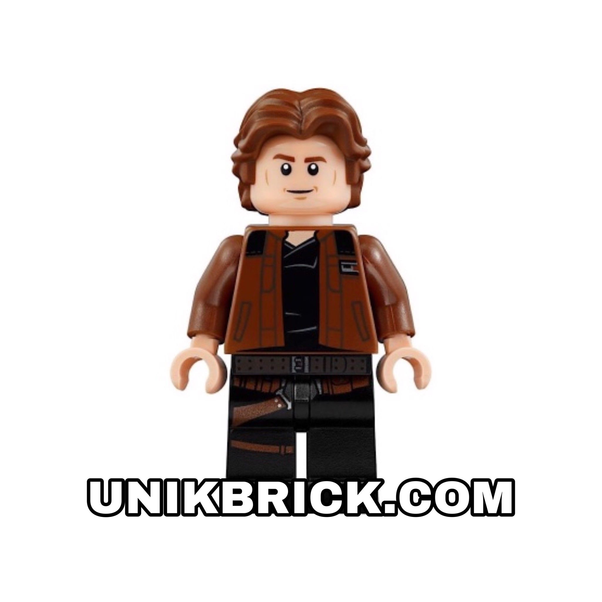 [ORDER ITEMS] LEGO Han Solo Black Legs with Holster Pattern Brown Jacket with Black Shoulders