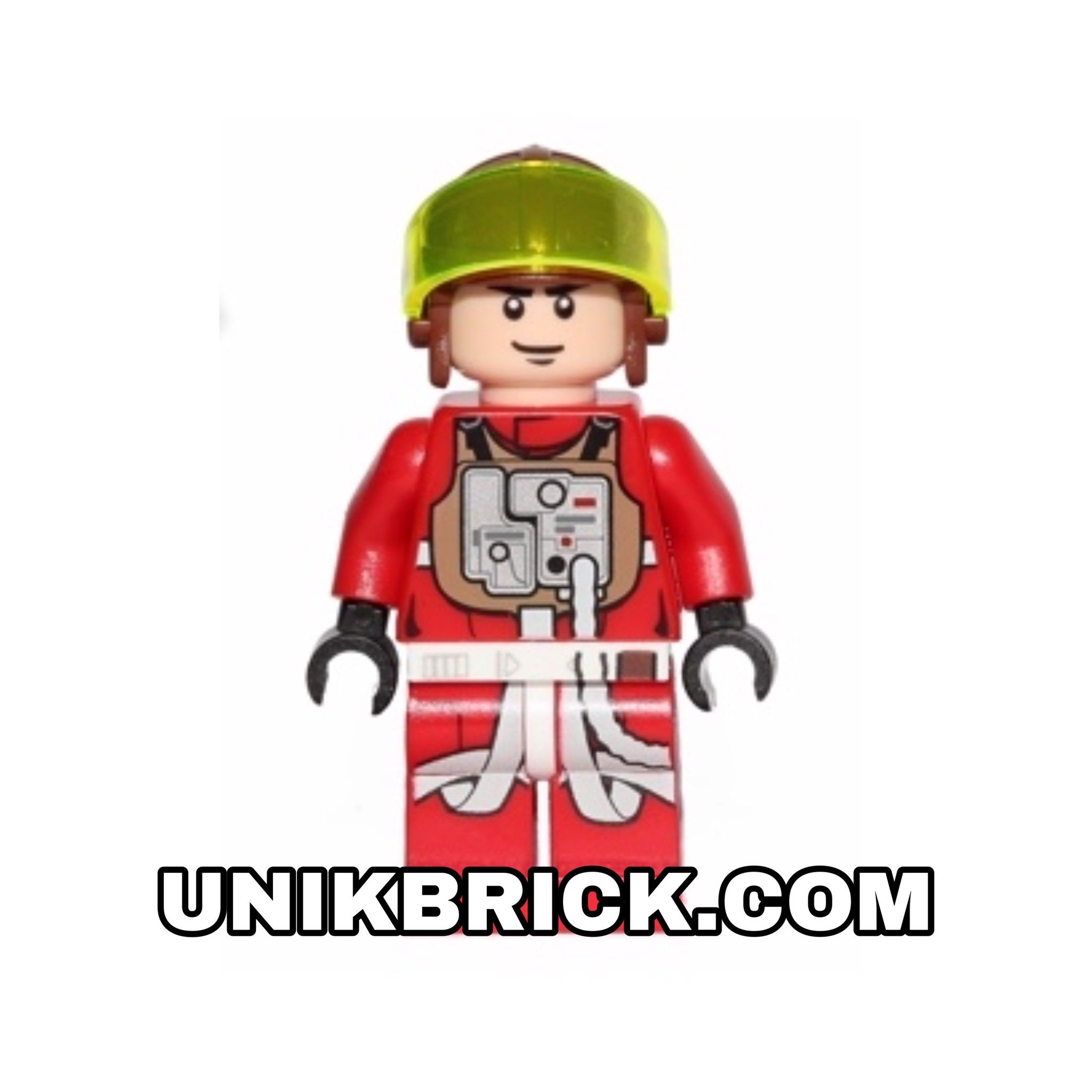 [ORDER ITEMS] LEGO Rebel Pilot B-wing Reddish Brown Helmet