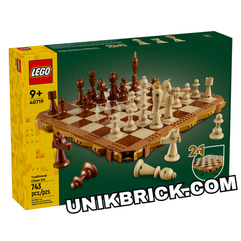  [CÓ HÀNG] LEGO 40719 Icons Traditional Chess Set 